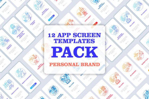 Download Personal Branding Mobile App Page Bundle - Personal Collection