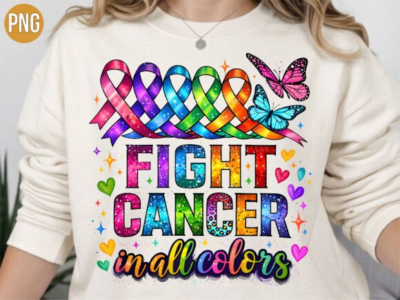 Download Fight Cancer in All Colors Ribbon PNG - Cancer Collection
