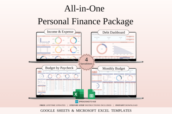 Download All-in-One Personal Finance Package - Personal Collection