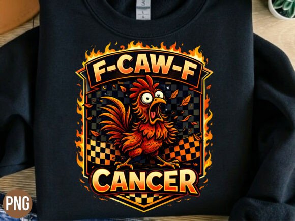 Download F-CAW-F Cancer Awareness Rooster PNG - Cancer Collection